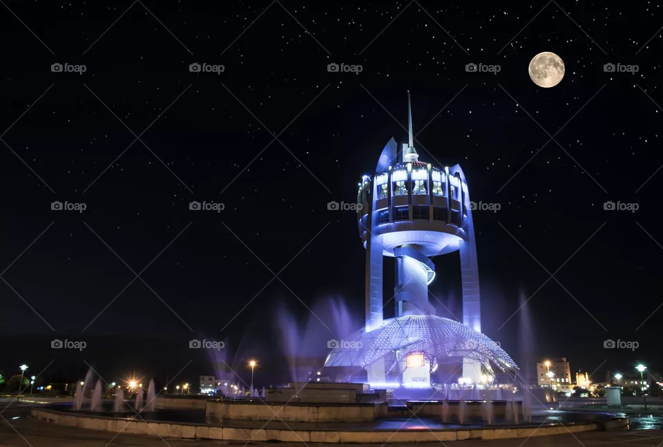 Beautiful cityscape at night