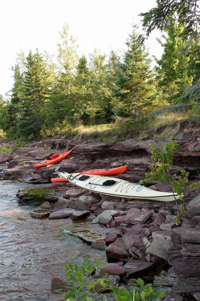 Shore line kayaks