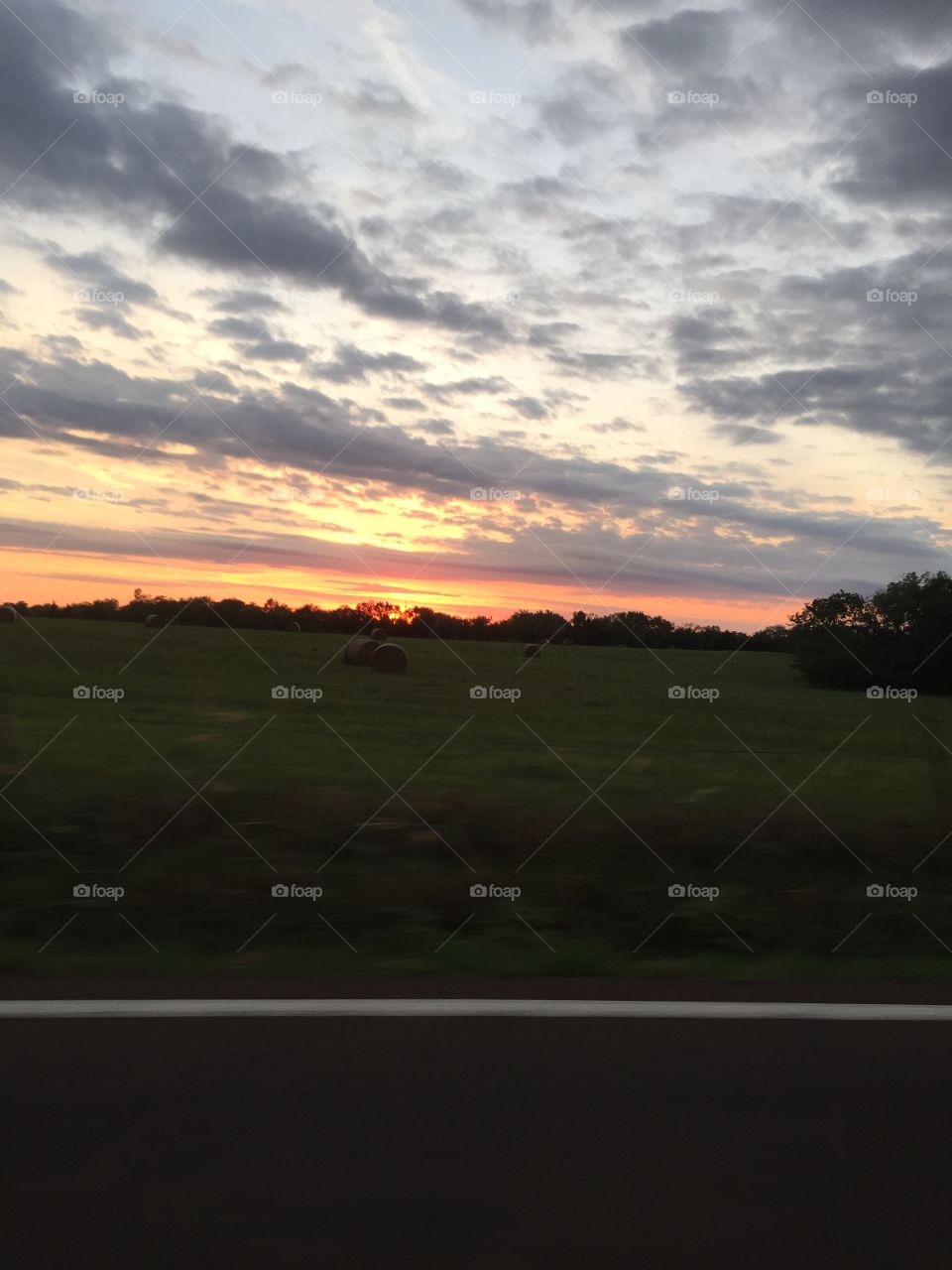 Sunset on the prairie