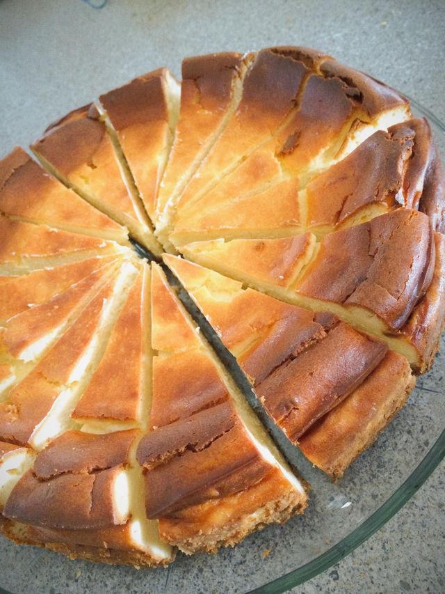 Homemade cheesecake 