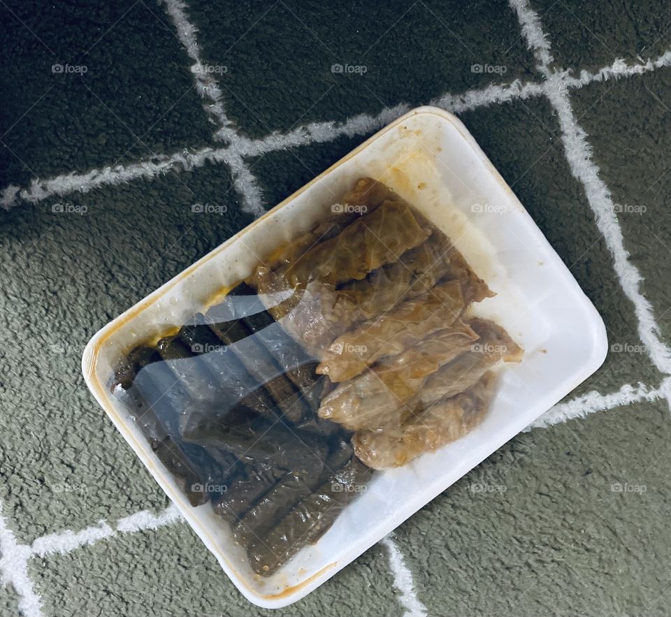 grape leaves with drink tea yami 🫖