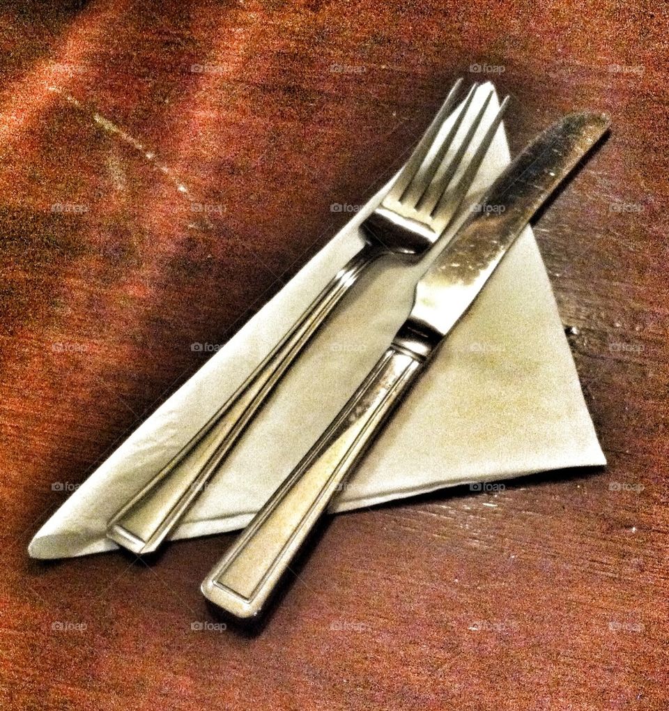 Knife and fork
