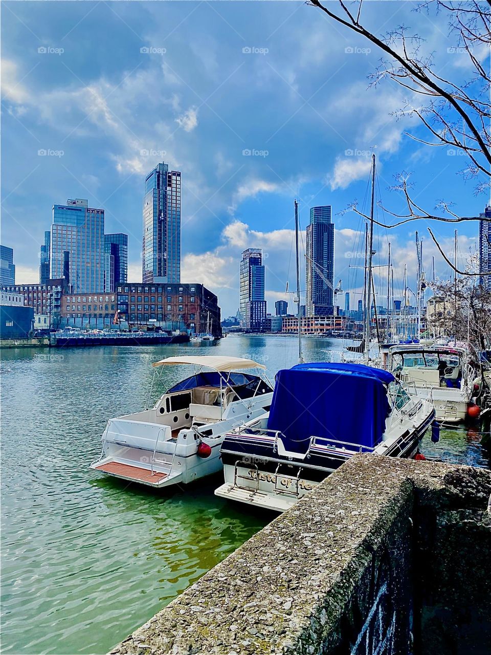 “Newtown Creek” is an ocean inlet of the “East River” by the “Pulaski Bridge” which connects LIC, Queens with “Greenpoint”, Bklyn in “New York City”. 2023. Hypnotic Productions