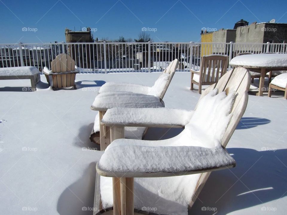 snow chair beautiful deck by desx113