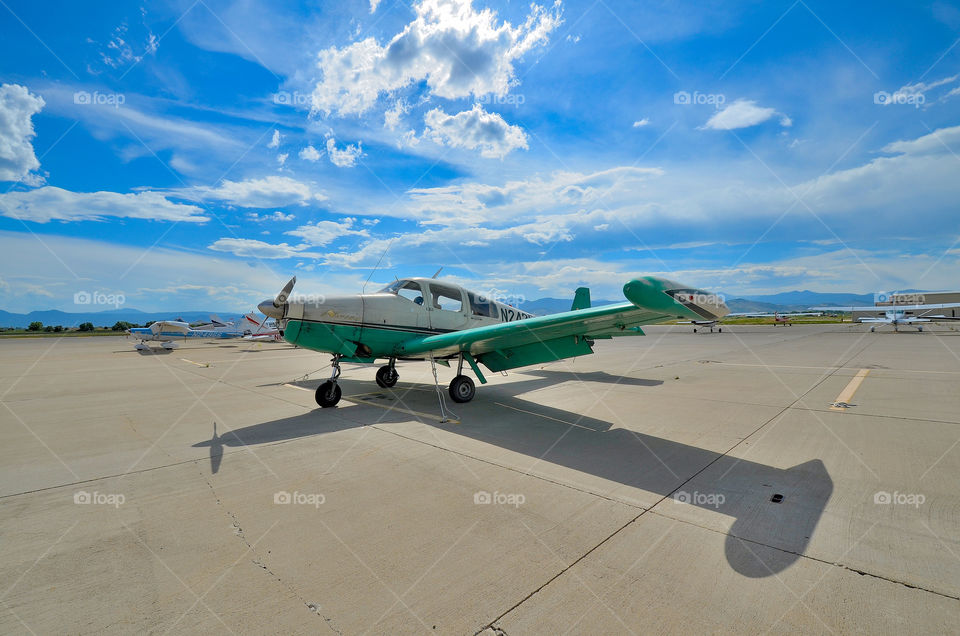 Small Propeller Airplane