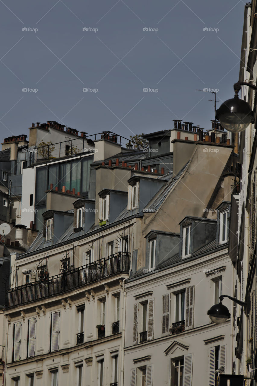 old houses in the city