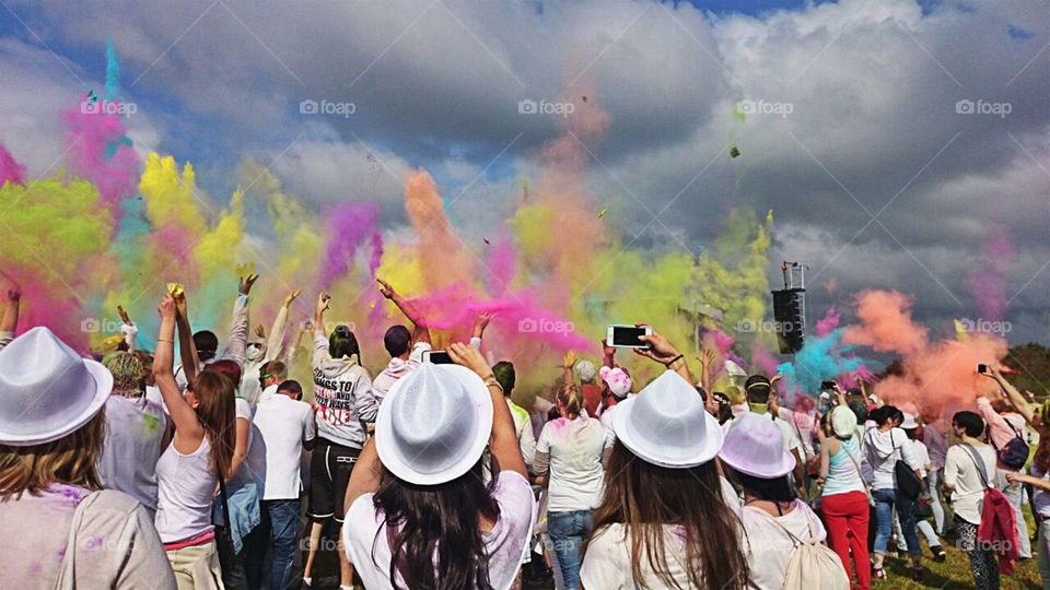 Holi festival of colors