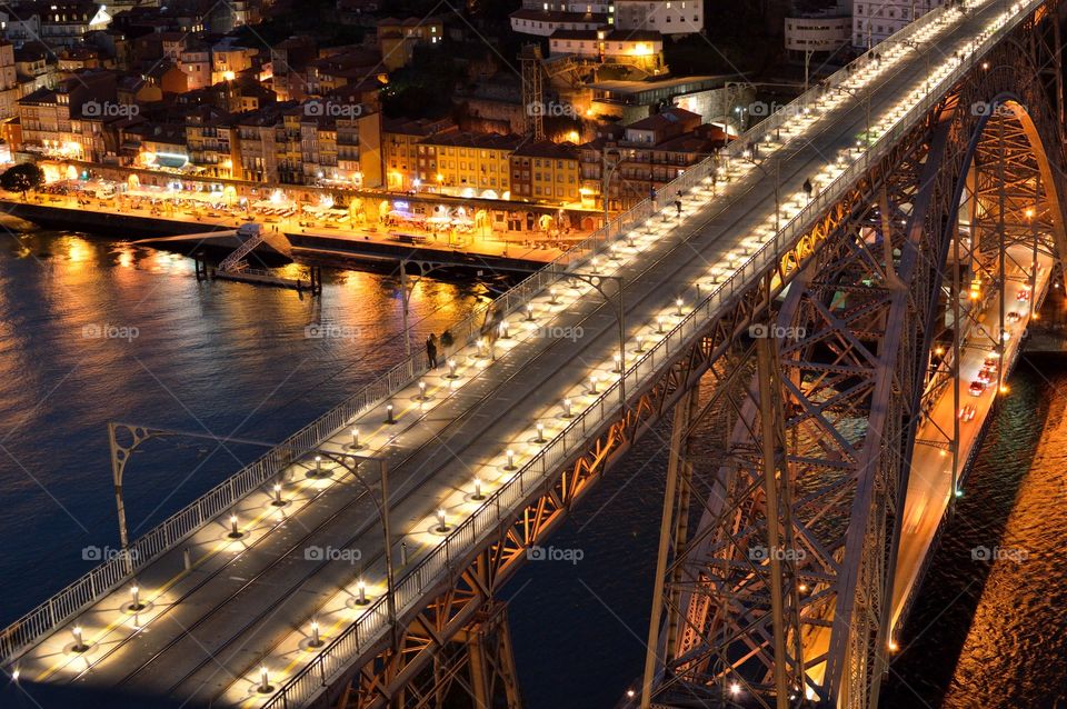 Porto by night