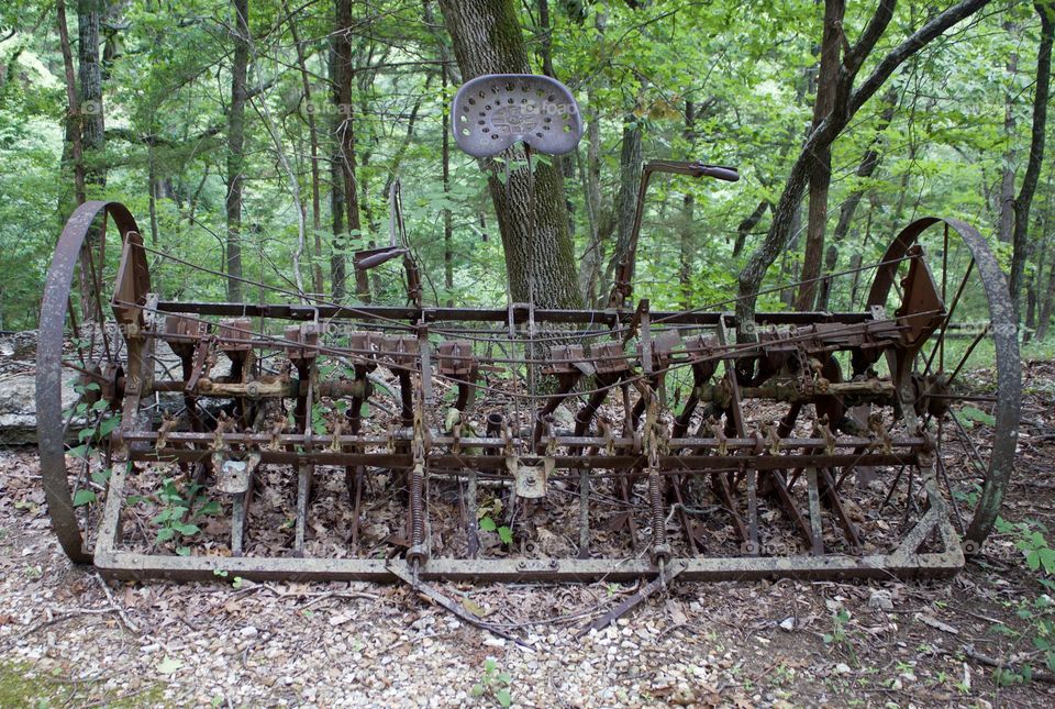 Old farm equipment