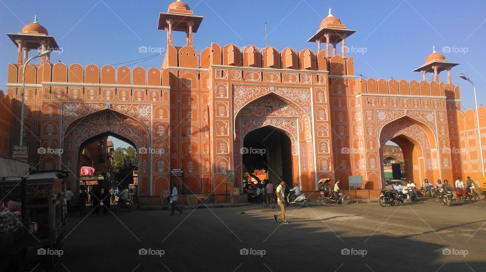 jaipur city, market gate