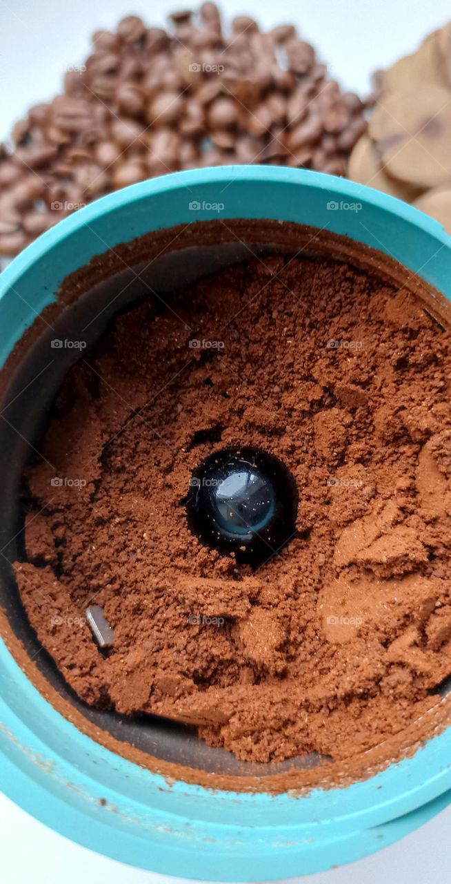 love coffee 🤎 tasty coffee top view beautiful texture