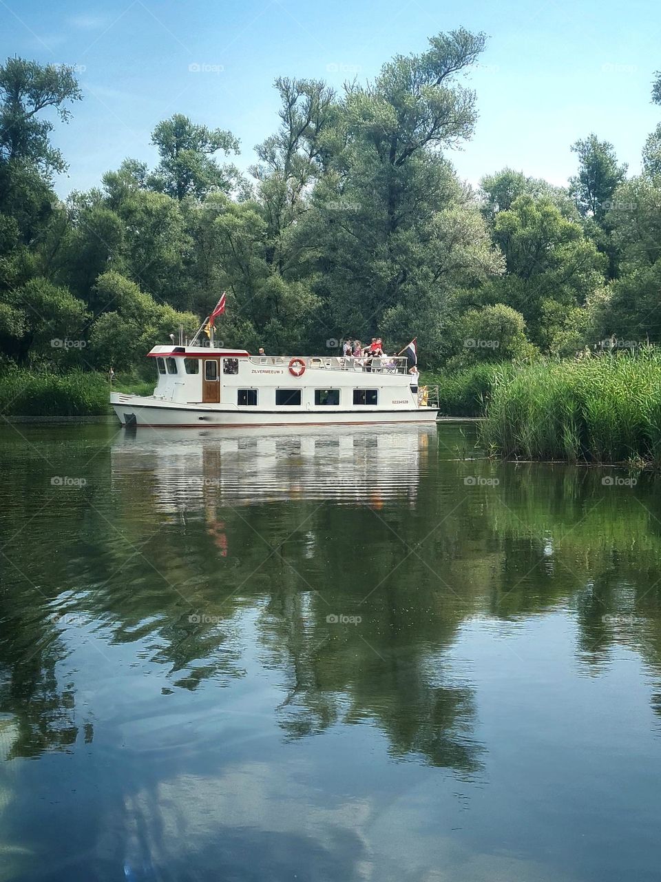 Boattrip in nature