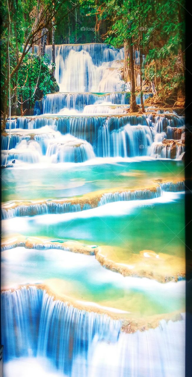 waterfalls art