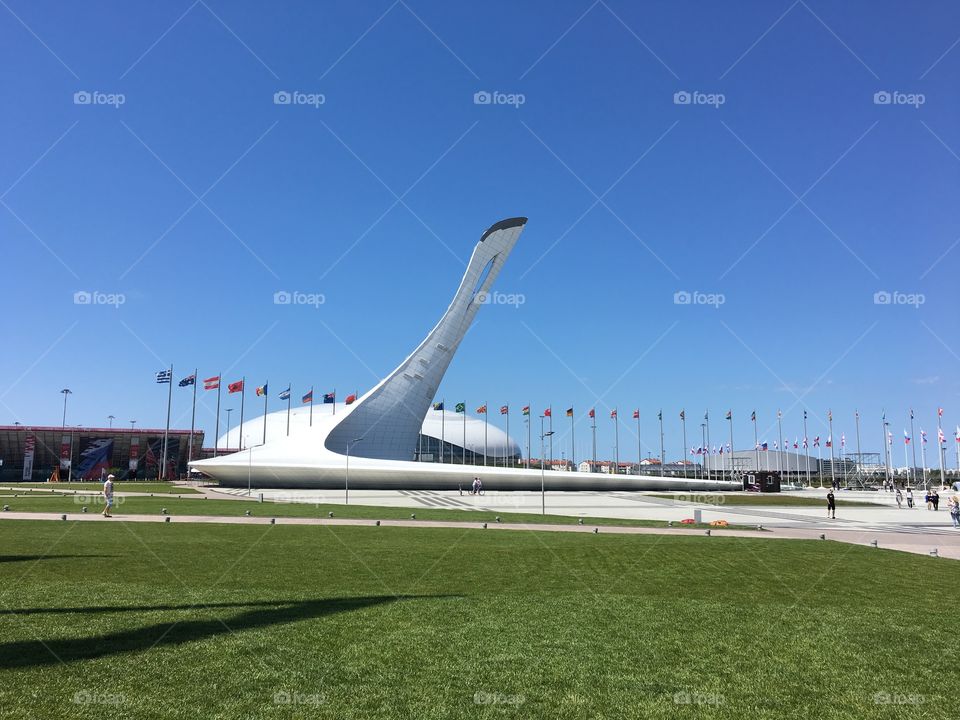 Olympic fountain 