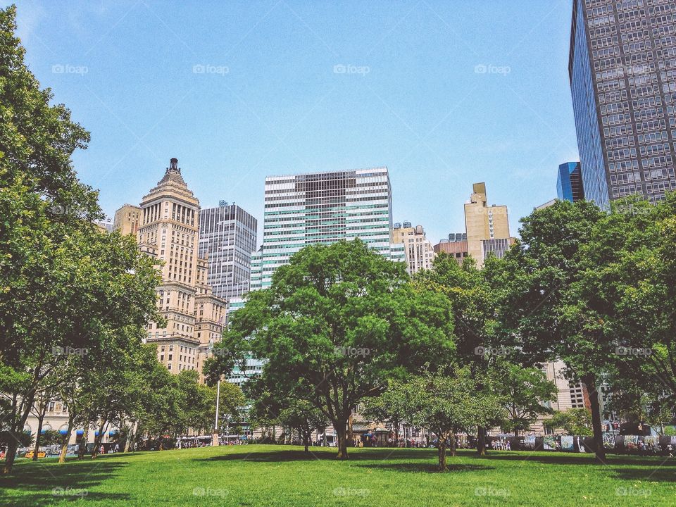 Battery Park. Battery Park views 