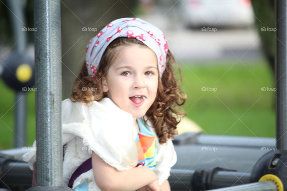 Portrait of beautiful girl