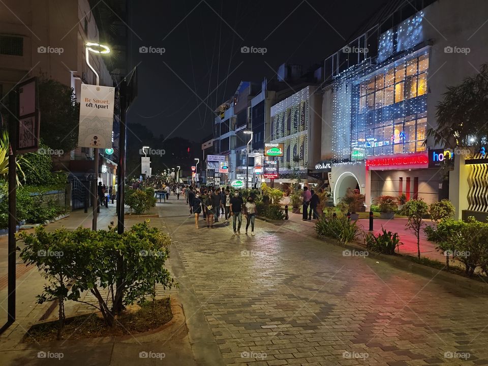 "Evening vibes" at Church street Bangalore