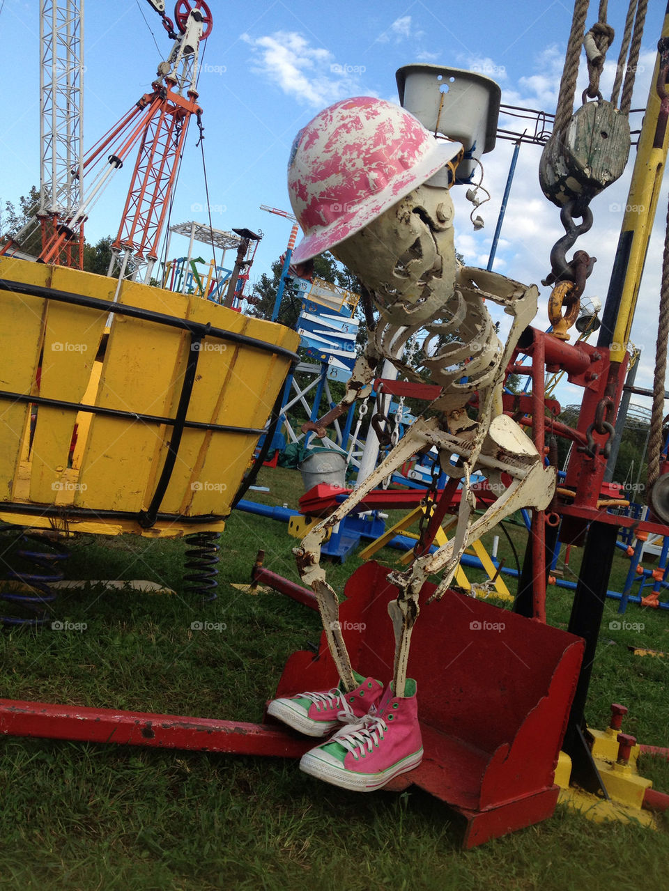 More of the one and only life size mousetrap at Maker Faire in Queens,