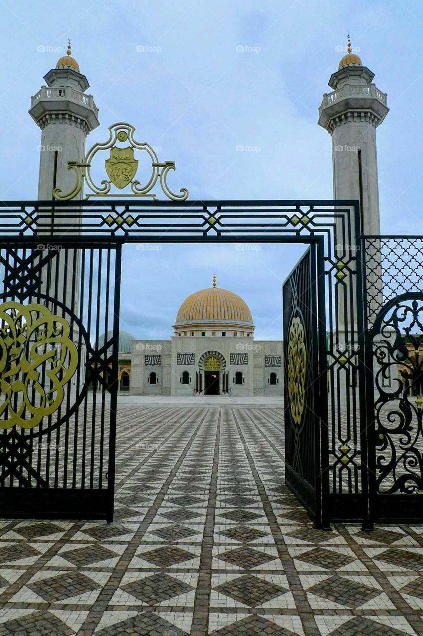 Mausoleum Habib Bourguiba in Monastir, Tunisia,North Africa