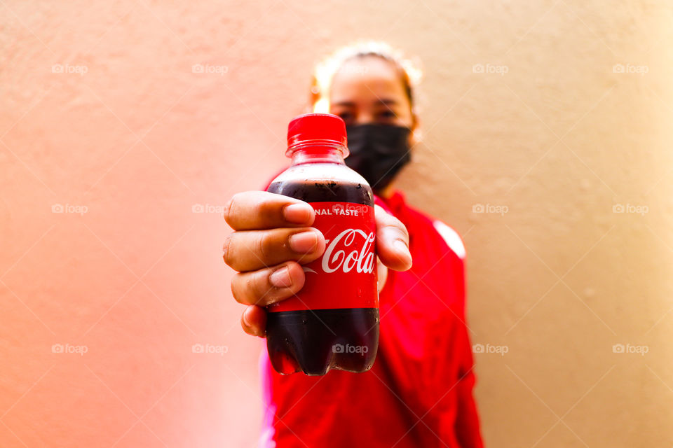 Heres tour coke!original taste