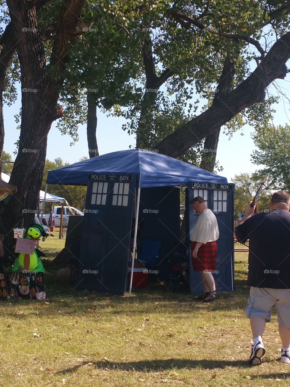 Doctor Who Tent. Renaissance Festival