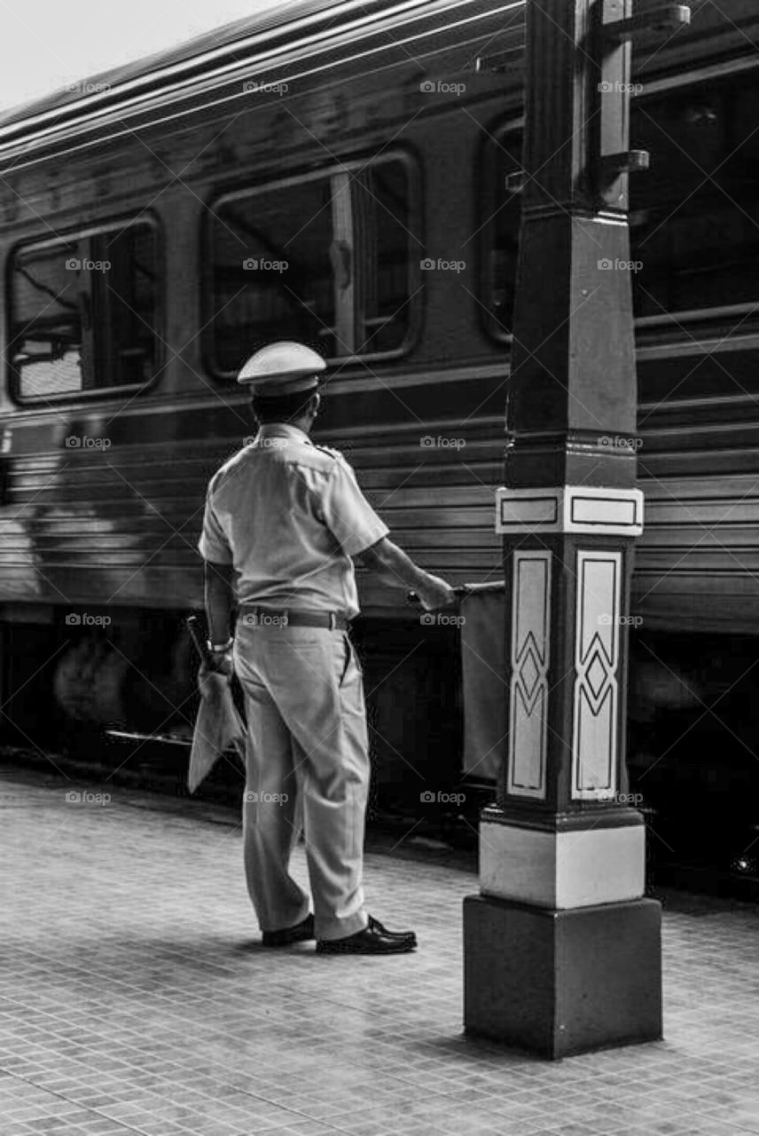 The station master - Hua Hin,Thailand