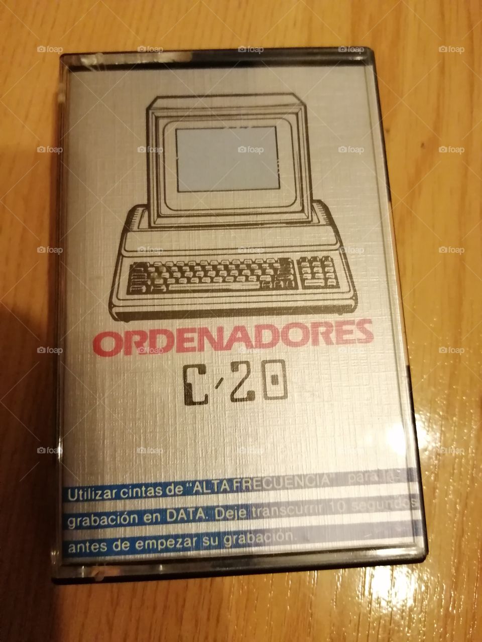 Ordenadors C-20. Cinta de cassette per ordinadors