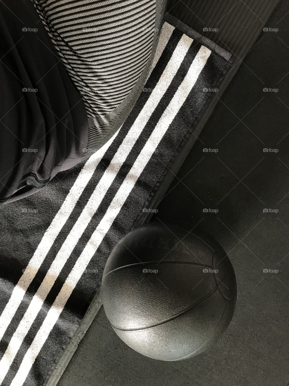 Ball abs gym exercise 