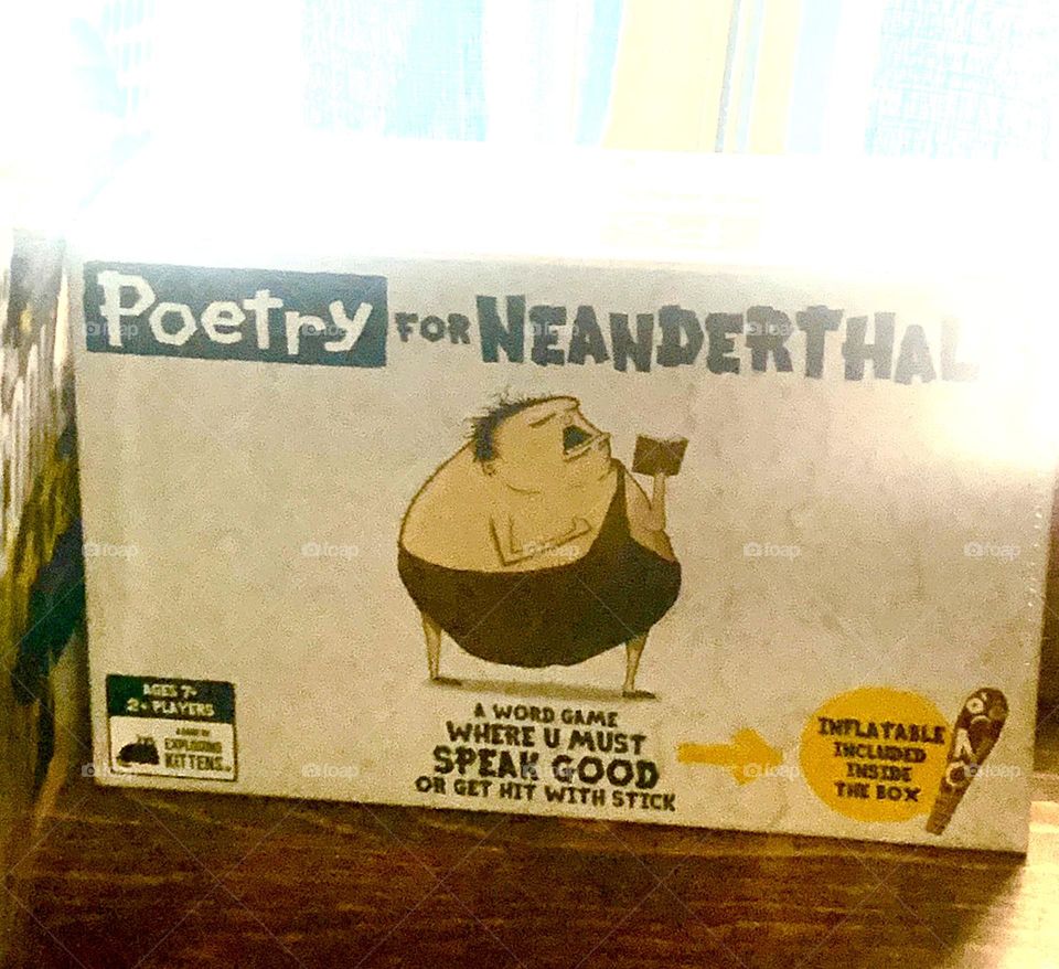 Neanderthal poetry 