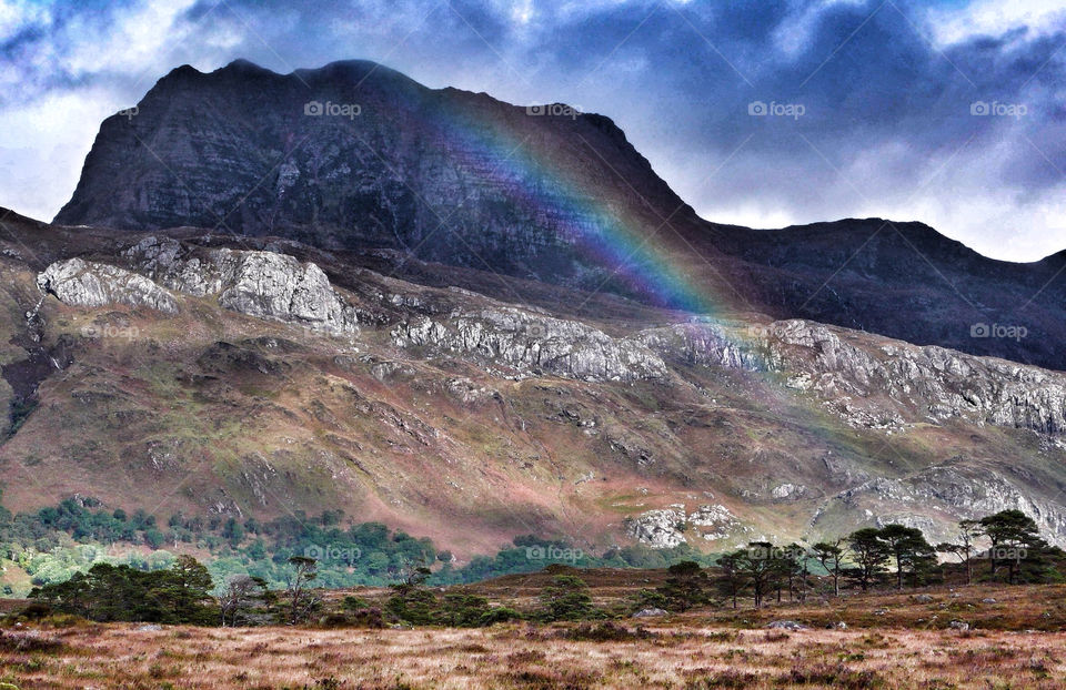 Scenics view of mountain against sky