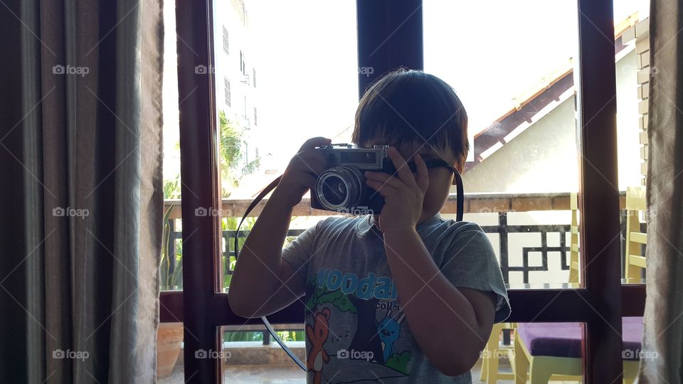 young photographer. future professional