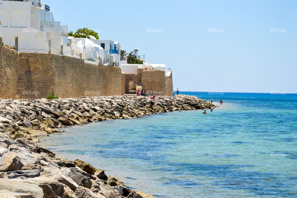 Tunisia coast line