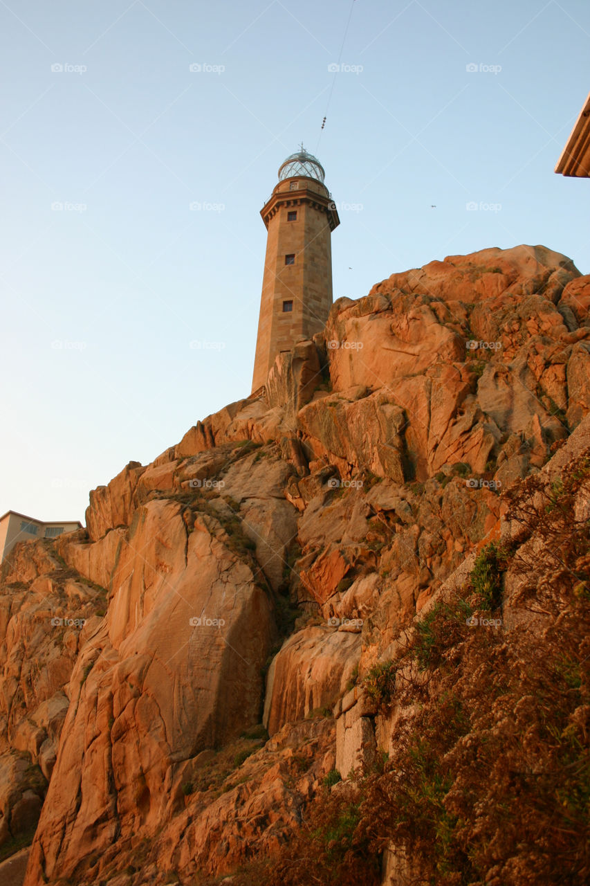  Cabo Vilán, Camariñas. Galicia, Spain. Lighthouse in Cabo Vilán