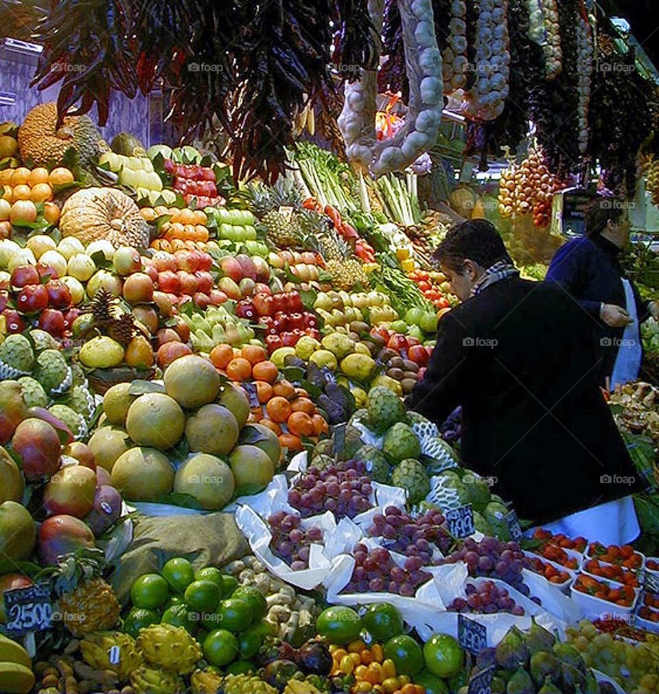 Market scene