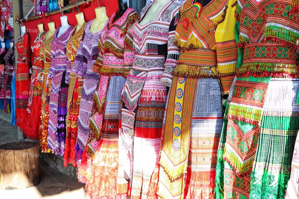 Traditional hmong dress