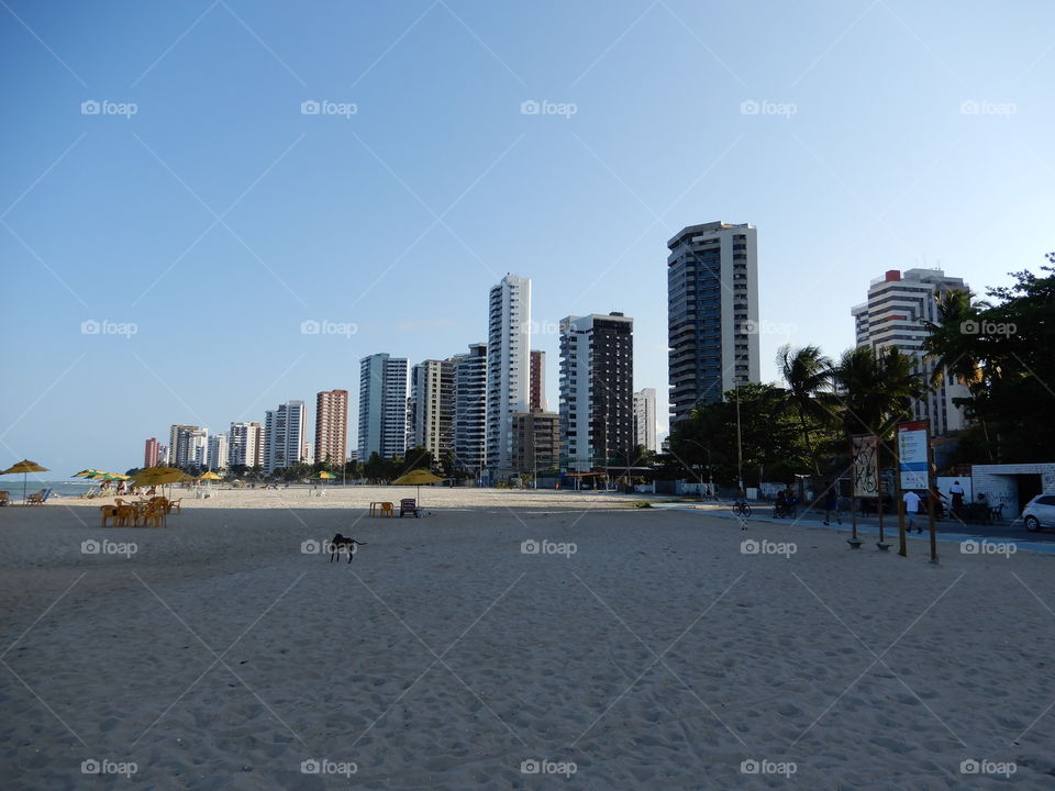 orla da praia de Candeias em Jaboatão dos Guararapes pe