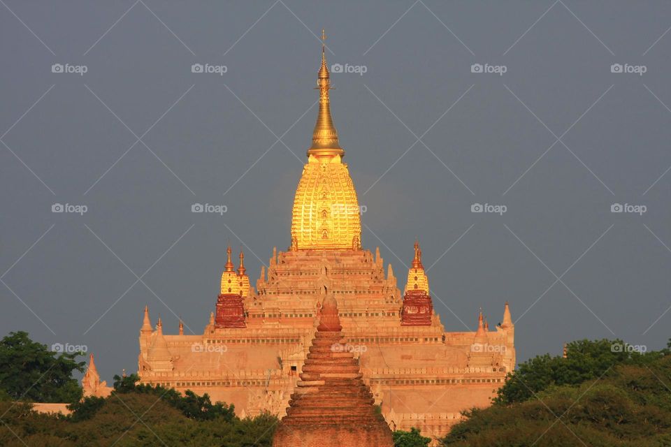 A buddhist temple at Bagan Myanmar