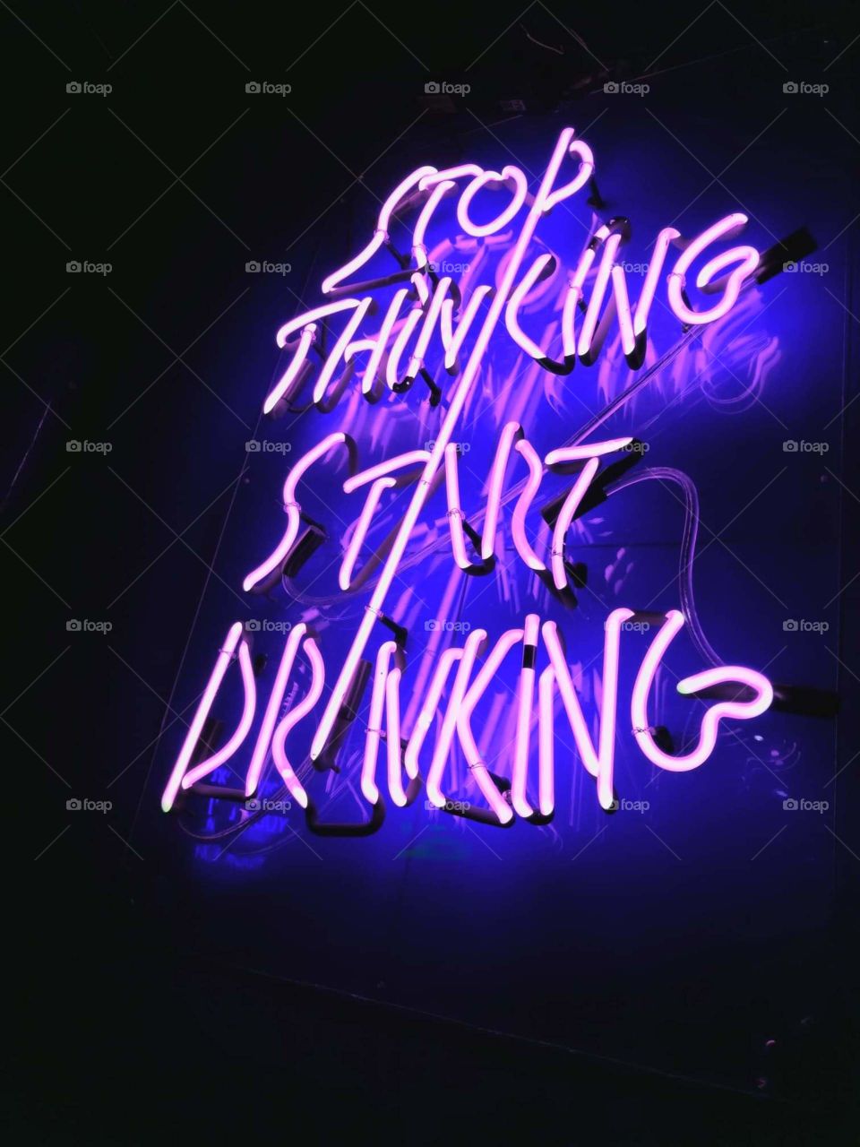 stop thinking start drinking