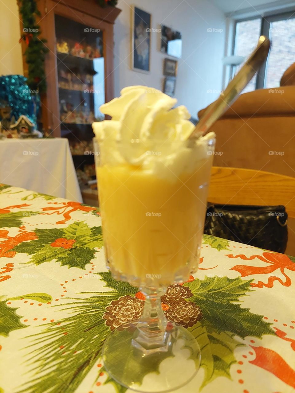 having a Dutch eggnog