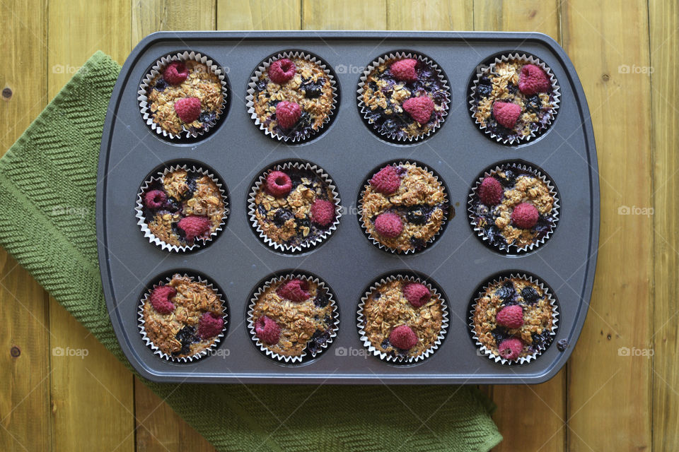 Healthy breakfast muffins