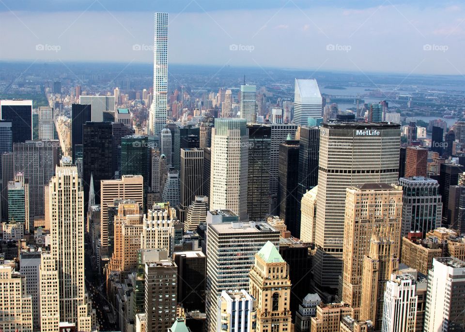 The Big Apple, New York City as seen from the Empire State Building 