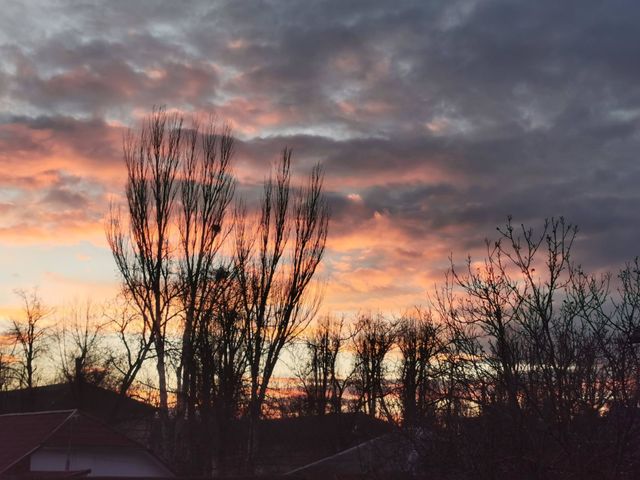 The sky in winter