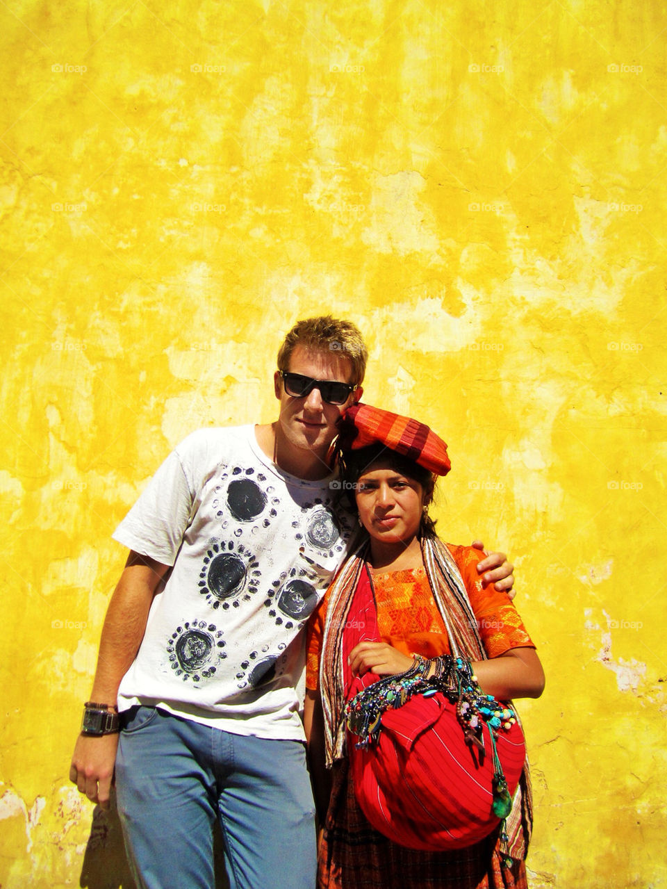 girl yellow wall color by hyperr