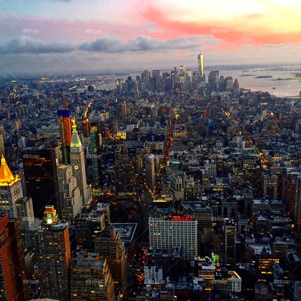 View from the Empire State building! 