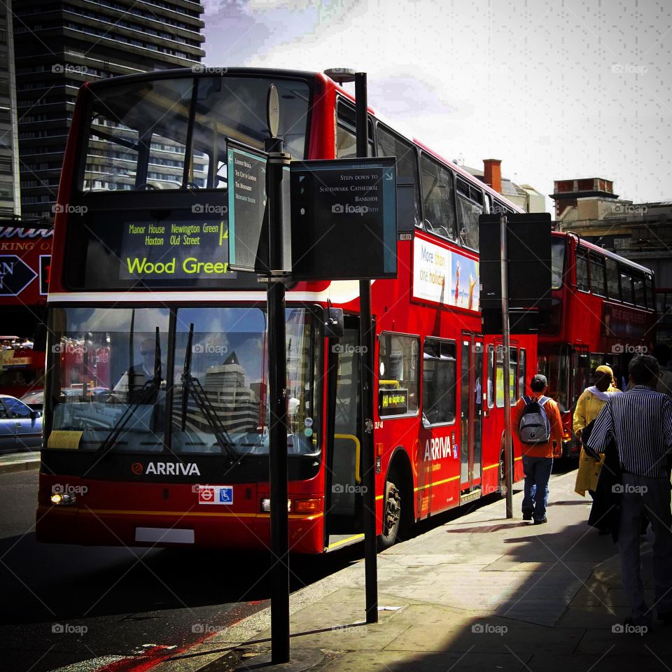 London. Bus