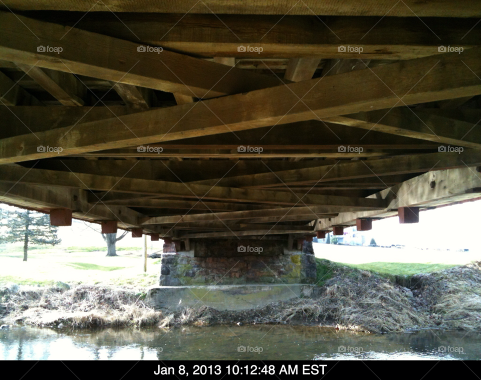 pennsylvania wooden bridge under the bridge by hydronics7