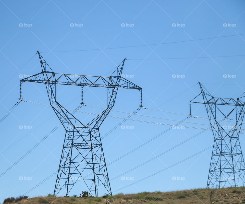 Electricity towers