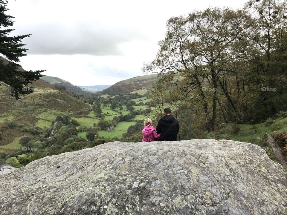 Reflecting with a view in Wales 