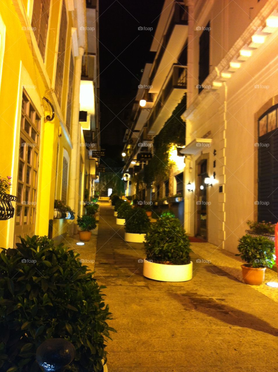 Quiet night in Macau