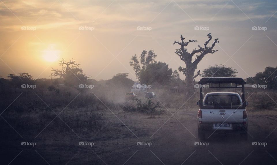 Turn off the paved road...